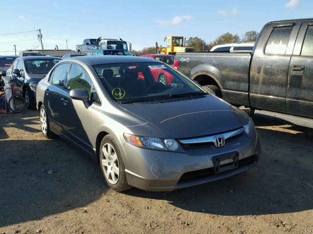 1HGFA16557L071771 - 2007 HONDA CIVIC LX GRAY photo 1