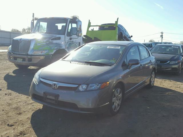 1HGFA16557L071771 - 2007 HONDA CIVIC LX GRAY photo 2