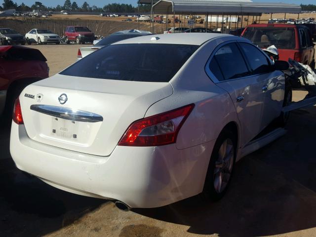 1N4AA5AP4BC804450 - 2011 NISSAN MAXIMA S WHITE photo 4