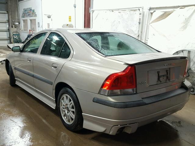 YV1RS61T942409678 - 2004 VOLVO S60 თაფლისფერი ფოტო 3