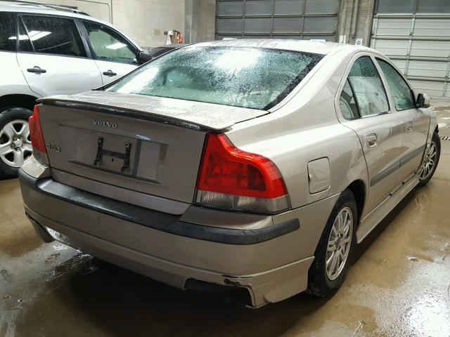 YV1RS61T942409678 - 2004 VOLVO S60 TAN photo 4