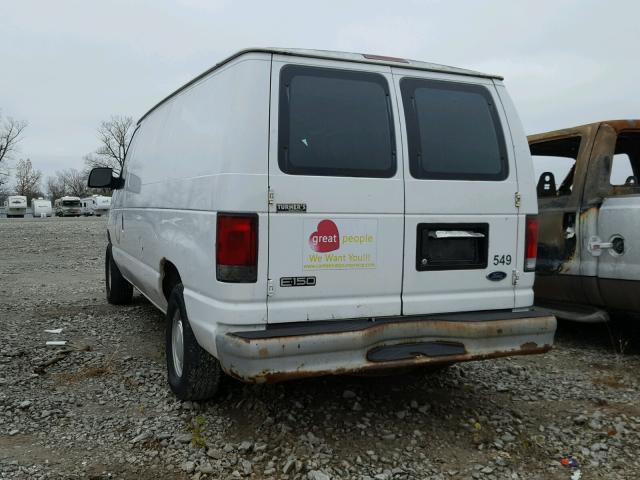 1FTRE142X1HA14808 - 2001 FORD ECONOLINE WHITE photo 3