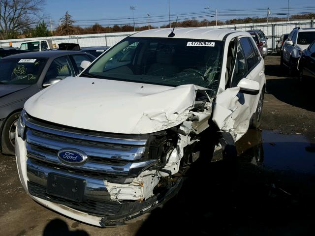 2FMDK4JC7DBB97440 - 2013 FORD EDGE SEL WHITE photo 9