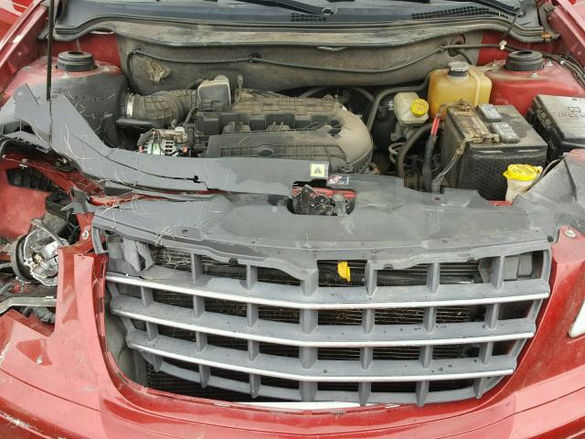 2A8GM68XX8R664534 - 2008 CHRYSLER PACIFICA T RED photo 7