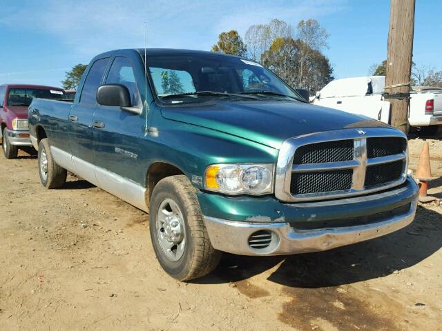 3D7KA28D23G843924 - 2003 DODGE RAM 2500 S GREEN photo 1