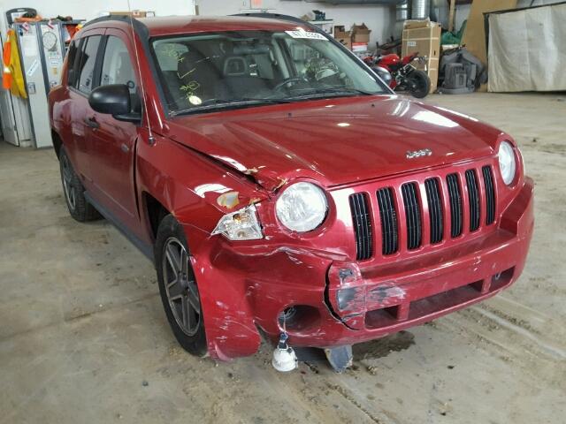 1J4FF47B99D175127 - 2009 JEEP COMPASS SP RED photo 9