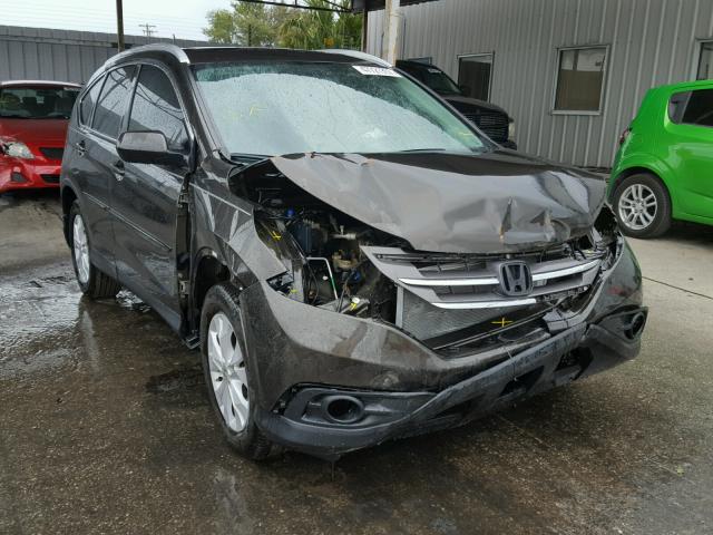 2HKRM3H76EH554555 - 2014 HONDA CR-V EXL CHARCOAL photo 1