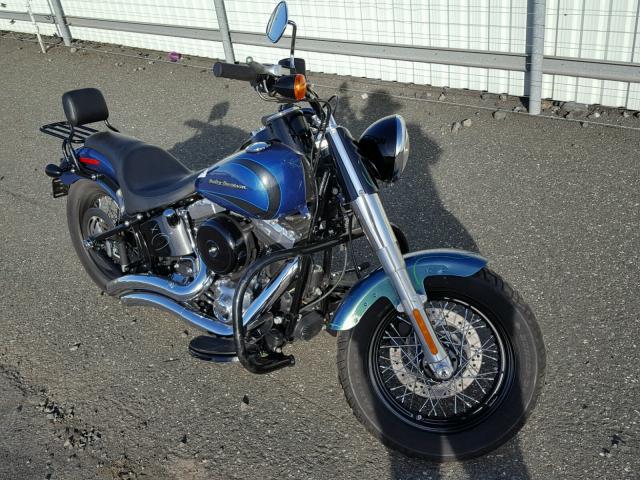 1HD1JRV10EB035767 - 2014 HARLEY-DAVIDSON FLS SOFTAI 蓝色 照片 1