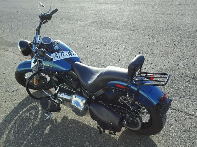 1HD1JRV10EB035767 - 2014 HARLEY-DAVIDSON FLS SOFTAI 蓝色 照片 3