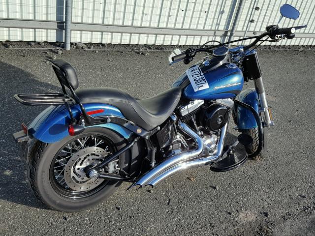 1HD1JRV10EB035767 - 2014 HARLEY-DAVIDSON FLS SOFTAI 蓝色 照片 4