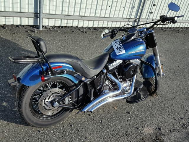 1HD1JRV10EB035767 - 2014 HARLEY-DAVIDSON FLS SOFTAI BLUE photo 4