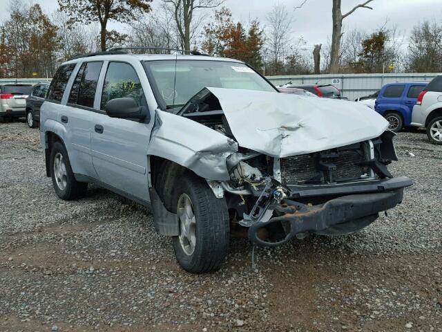 1GNDT13S482217389 - 2008 CHEVROLET TRAILBLAZE SILVER photo 1