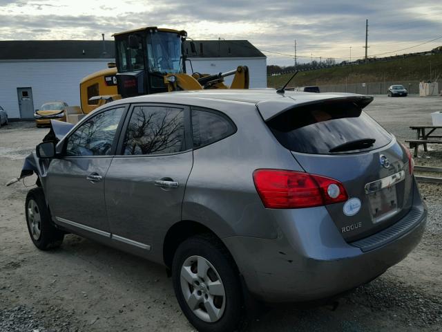 JN8AS5MT4BW568949 - 2011 NISSAN ROGUE S GRAY photo 3