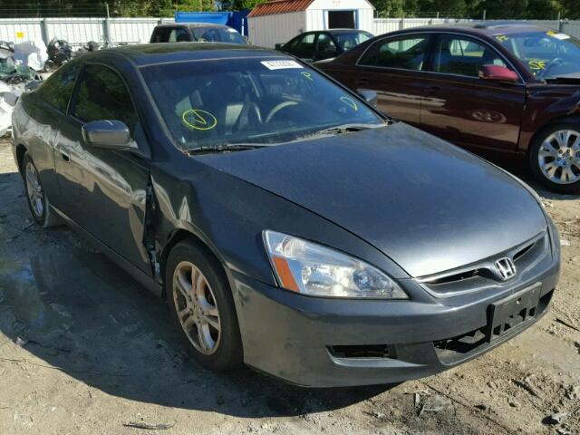 1HGCM72606A013721 - 2006 HONDA ACCORD EX GRAY photo 1