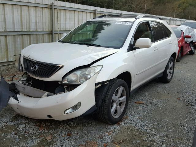 2T2HK31U47C014687 - 2007 LEXUS RX350 WHITE photo 2