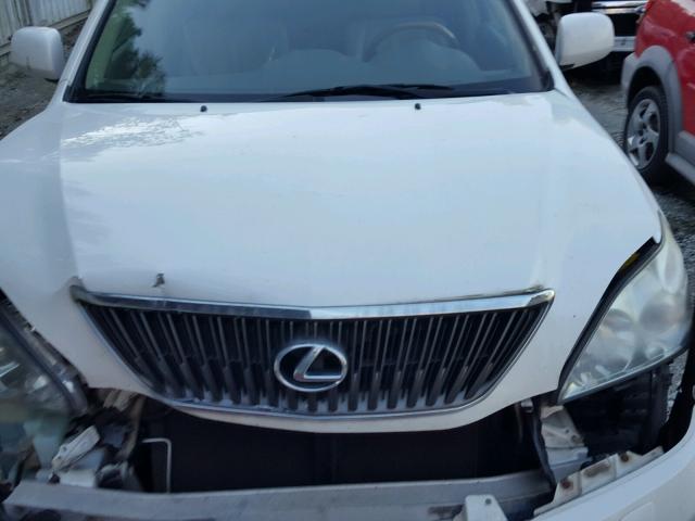 2T2HK31U47C014687 - 2007 LEXUS RX350 WHITE photo 7