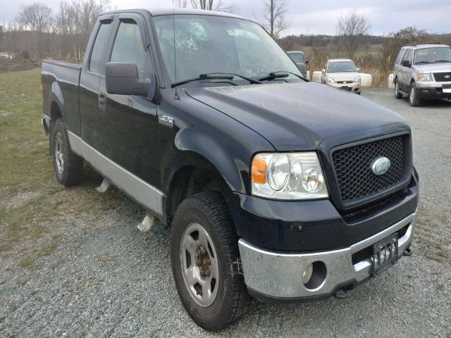 1FTPX14506NA10951 - 2006 FORD F150 BLACK photo 1