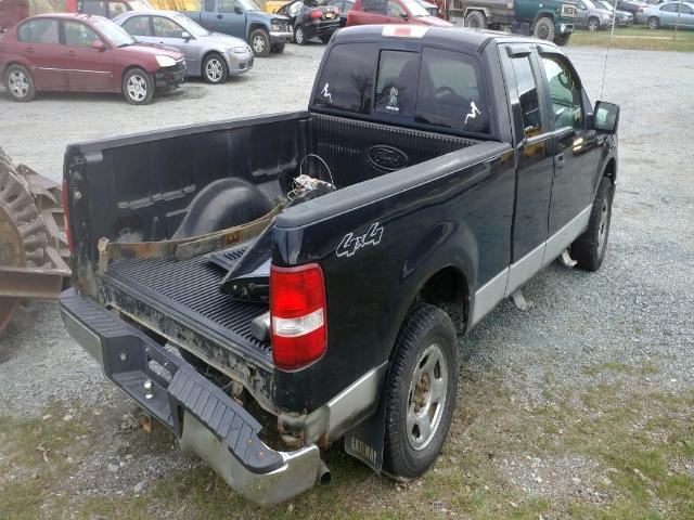 1FTPX14506NA10951 - 2006 FORD F150 BLACK photo 4