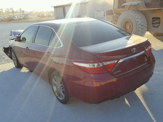 4T1BF1FK6GU602518 - 2016 TOYOTA CAMRY LE 红色 照片 3