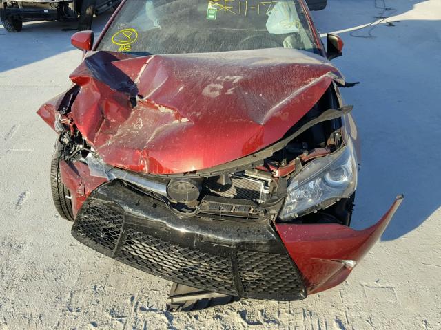 4T1BF1FK6GU602518 - 2016 TOYOTA CAMRY LE 红色 照片 7
