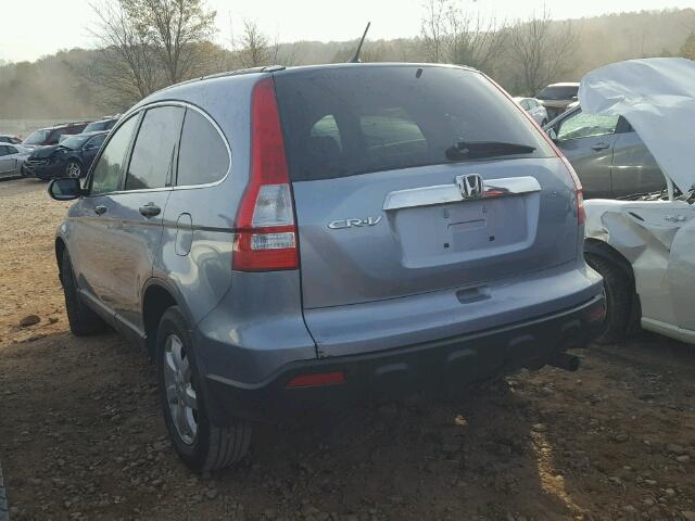 5J6RE38528L001231 - 2008 HONDA CR-V EX BLUE photo 3