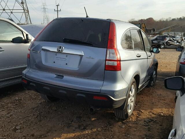 5J6RE38528L001231 - 2008 HONDA CR-V EX BLUE photo 4