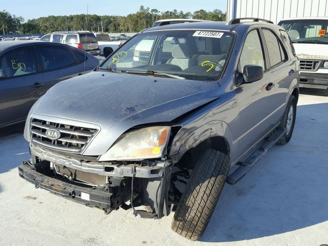 KNDJD735185824337 - 2008 KIA SORENTO EX GRAY photo 2