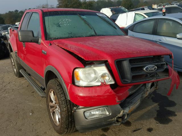 1FTPX04535KE61527 - 2005 FORD F150 RED photo 1