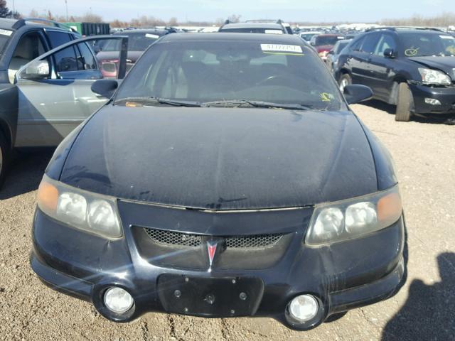 1G2HZ541634118998 - 2003 PONTIAC BONNEVILLE BLACK photo 9