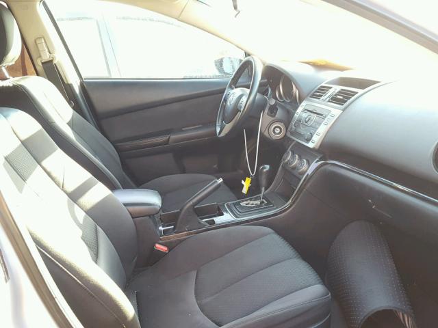 1YVHZ8DH6C5M17339 - 2012 MAZDA 6 I SILVER photo 5