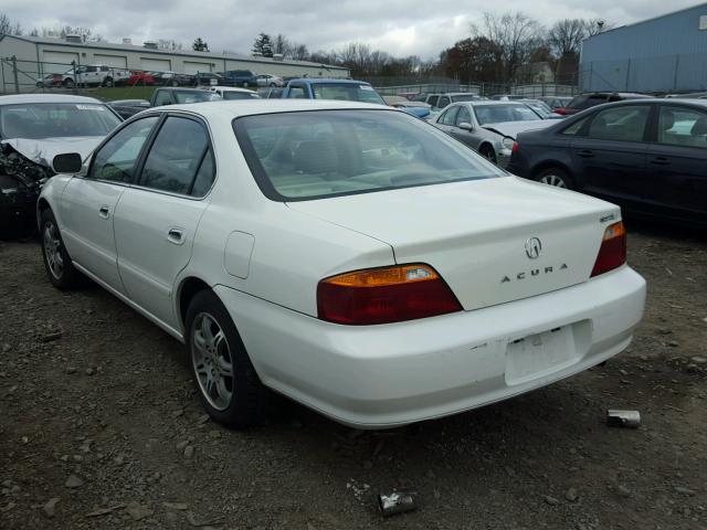 19UUA56601A018633 - 2001 ACURA 3.2TL WHITE photo 3