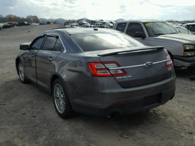 1FAHP2KT8EG173593 - 2014 FORD TAURUS SHO GRAY photo 3