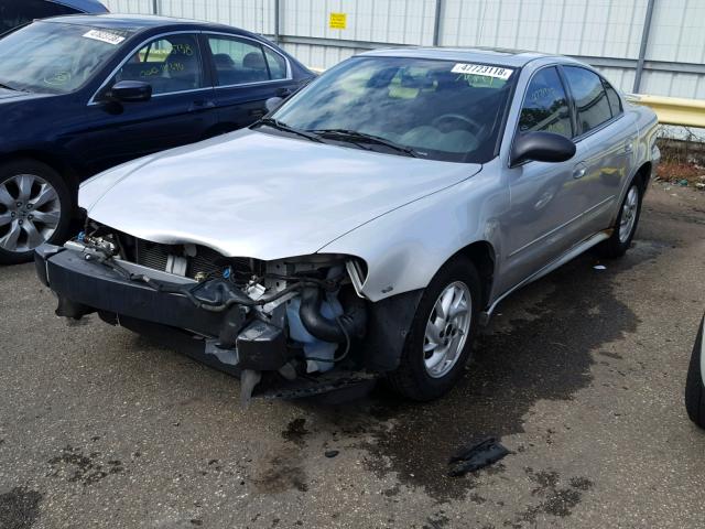 1G2NF52EX4M500969 - 2004 PONTIAC GRAND AM S SILVER photo 2
