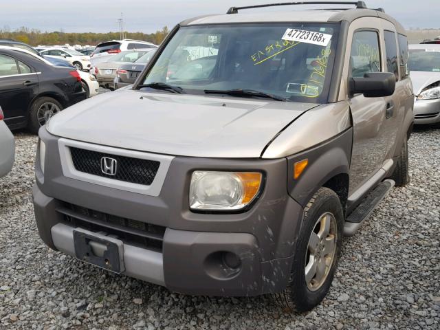 5J6YH285X4L029835 - 2004 HONDA ELEMENT EX SILVER photo 2