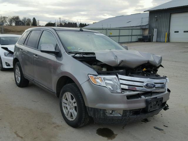 2FMDK38C88BA14164 - 2008 FORD EDGE SEL GRAY photo 1