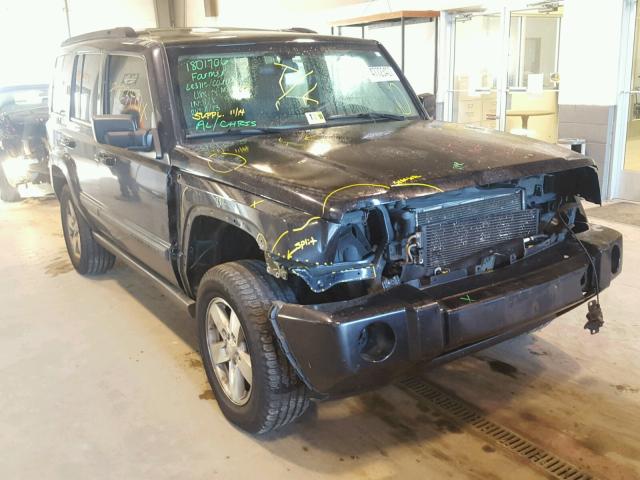 1J8HG48K38C175485 - 2008 JEEP COMMANDER BLACK photo 1