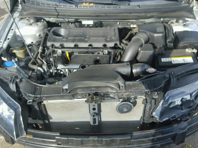 KNAFU4A26A5203711 - 2010 KIA FORTE EX SILVER photo 7