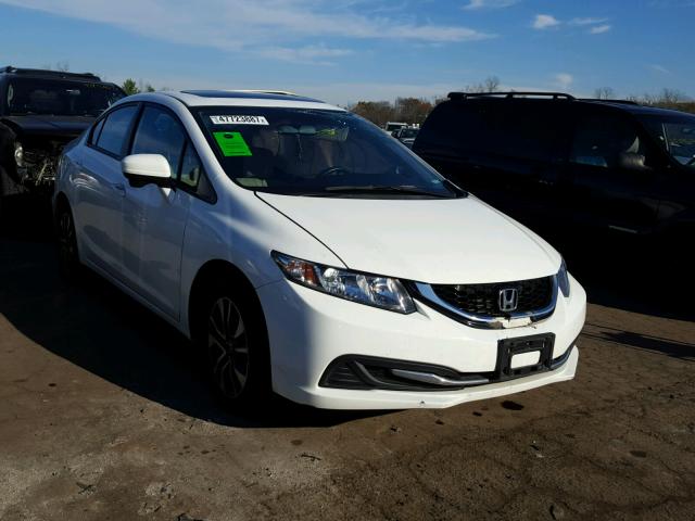 2HGFB2F84EH531347 - 2014 HONDA CIVIC EX WHITE photo 1