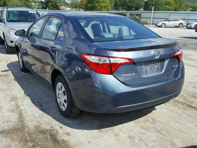 5YFBPRHE7FP261827 - 2015 TOYOTA COROLLA EC CHARCOAL photo 3