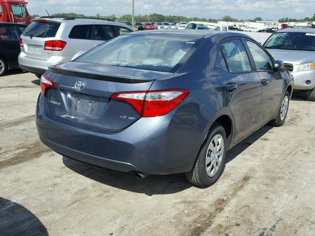 5YFBPRHE7FP261827 - 2015 TOYOTA COROLLA EC CHARCOAL photo 4