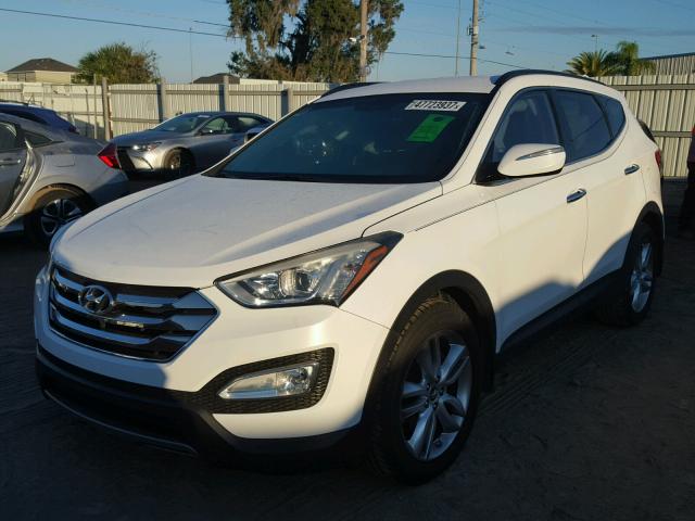 5XYZU3LA3DG074577 - 2013 HYUNDAI SANTA FE S WHITE photo 2