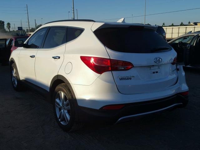 5XYZU3LA3DG074577 - 2013 HYUNDAI SANTA FE S WHITE photo 3