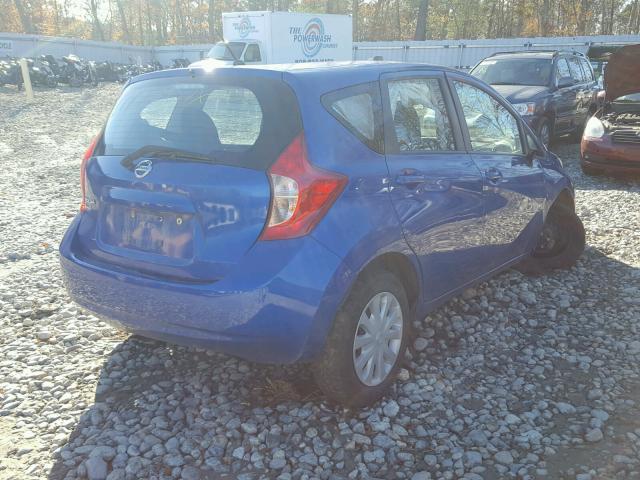 3N1CE2CP7FL393173 - 2015 NISSAN VERSA NOTE BLUE photo 4