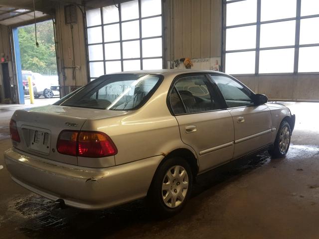 2HGEJ6613XH594614 - 1999 HONDA CIVIC BASE Gümüş foto 4