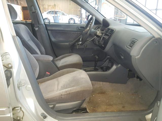 2HGEJ6613XH594614 - 1999 HONDA CIVIC BASE Gümüş foto 5