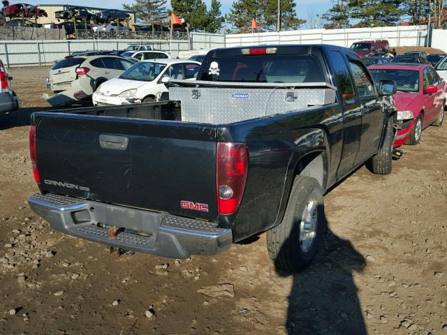 1GTDT196758133627 - 2005 GMC CANYON BLACK photo 4