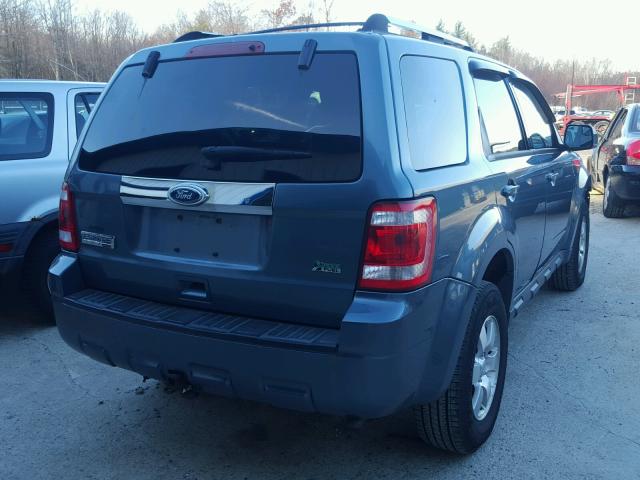 1FMCU9EG5AKC75473 - 2010 FORD ESCAPE LIM BLUE photo 4