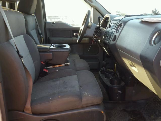 1FTRF14W66NB54380 - 2006 FORD F150 SILVER photo 5