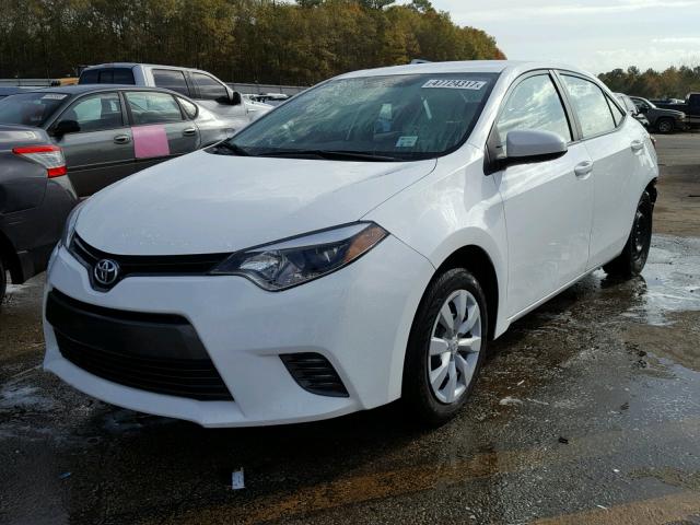 5YFBURHE8FP281481 - 2015 TOYOTA COROLLA L WHITE photo 2