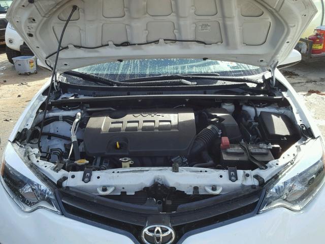 5YFBURHE8FP281481 - 2015 TOYOTA COROLLA L WHITE photo 7